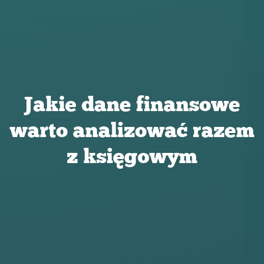 Jakie dane finansowe warto analizować razem z księgowym